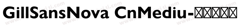 GillSansNova CnMediu字体转换